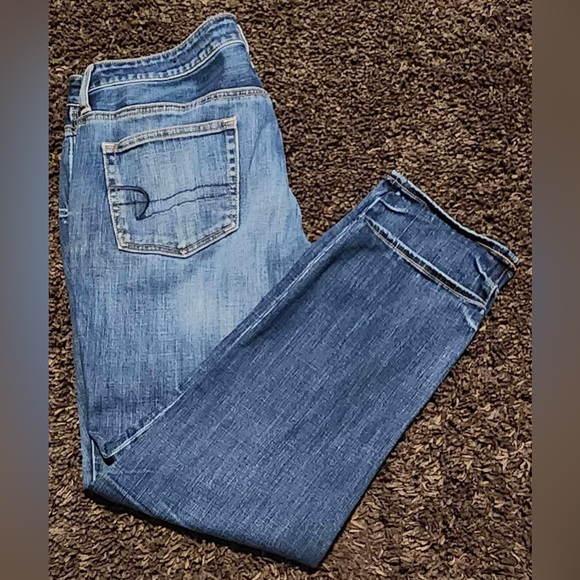 American Eagle Outfitters Denim - American Eagle Outfitters Women’s Slouchy Size 12x28 Denim Blue Jeans EUC